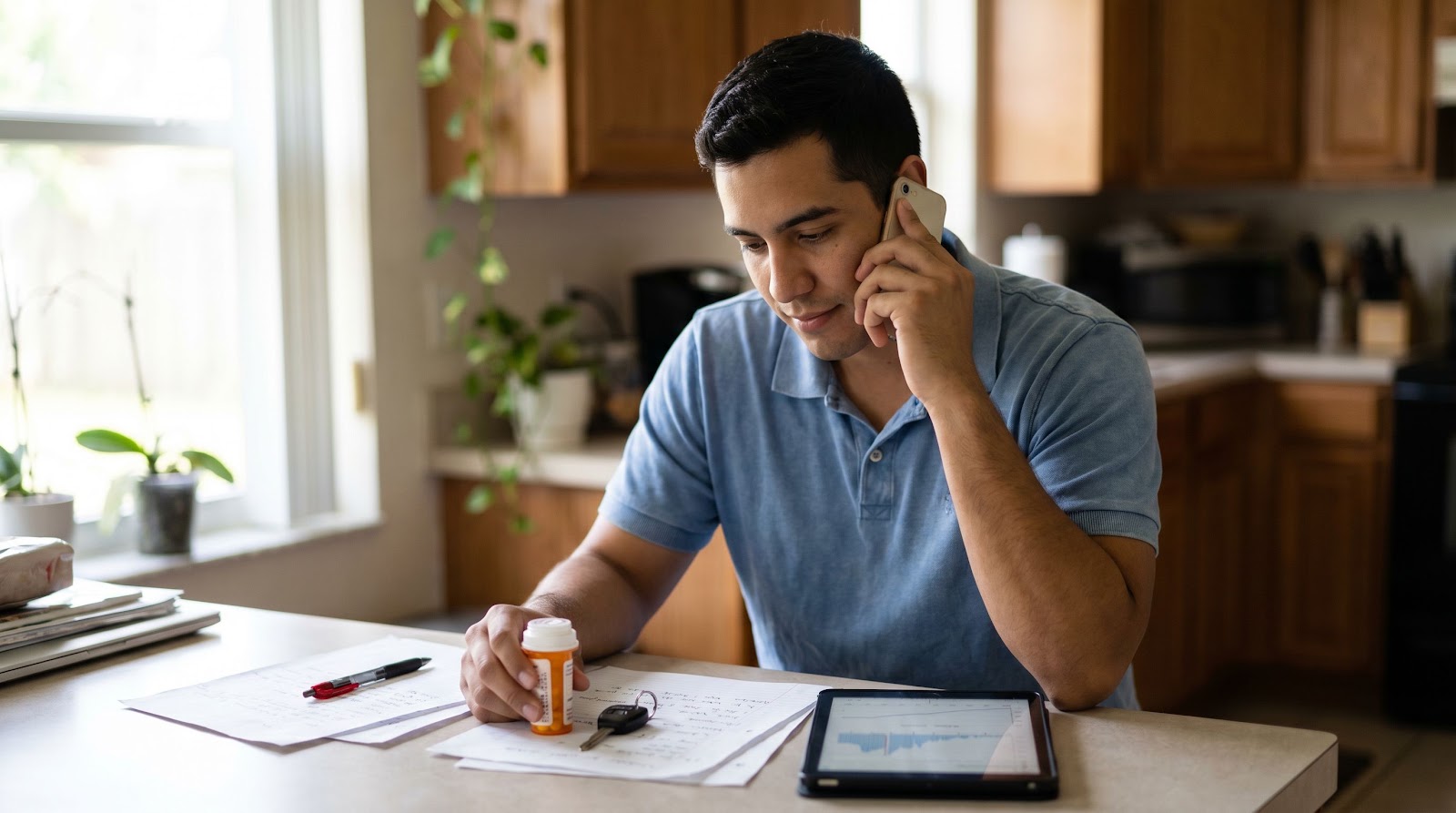 Joven adulto revisando factores que pueden afectar la aprobación de un seguro de vida jovenes adultos florida