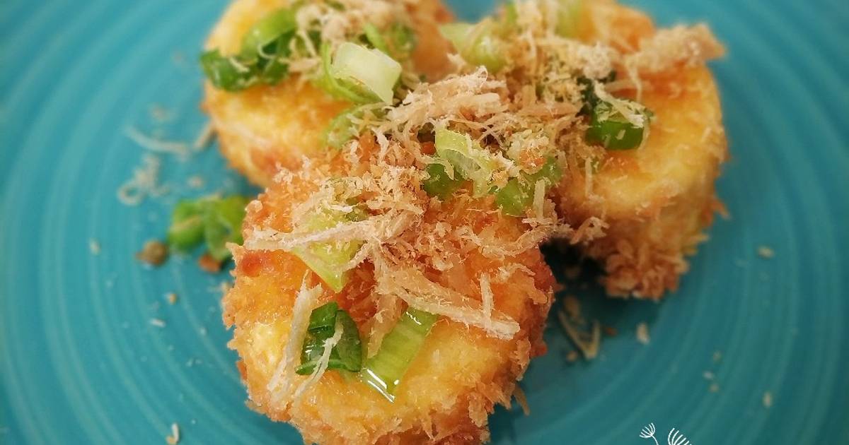 Đậu hủ trứng chiên xù