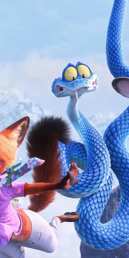 Zootopia Two Movie Scene 4K Phone Wallpaper