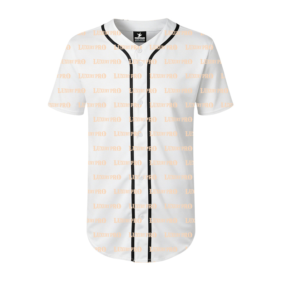 Realistic Pressed Baseball Jersey