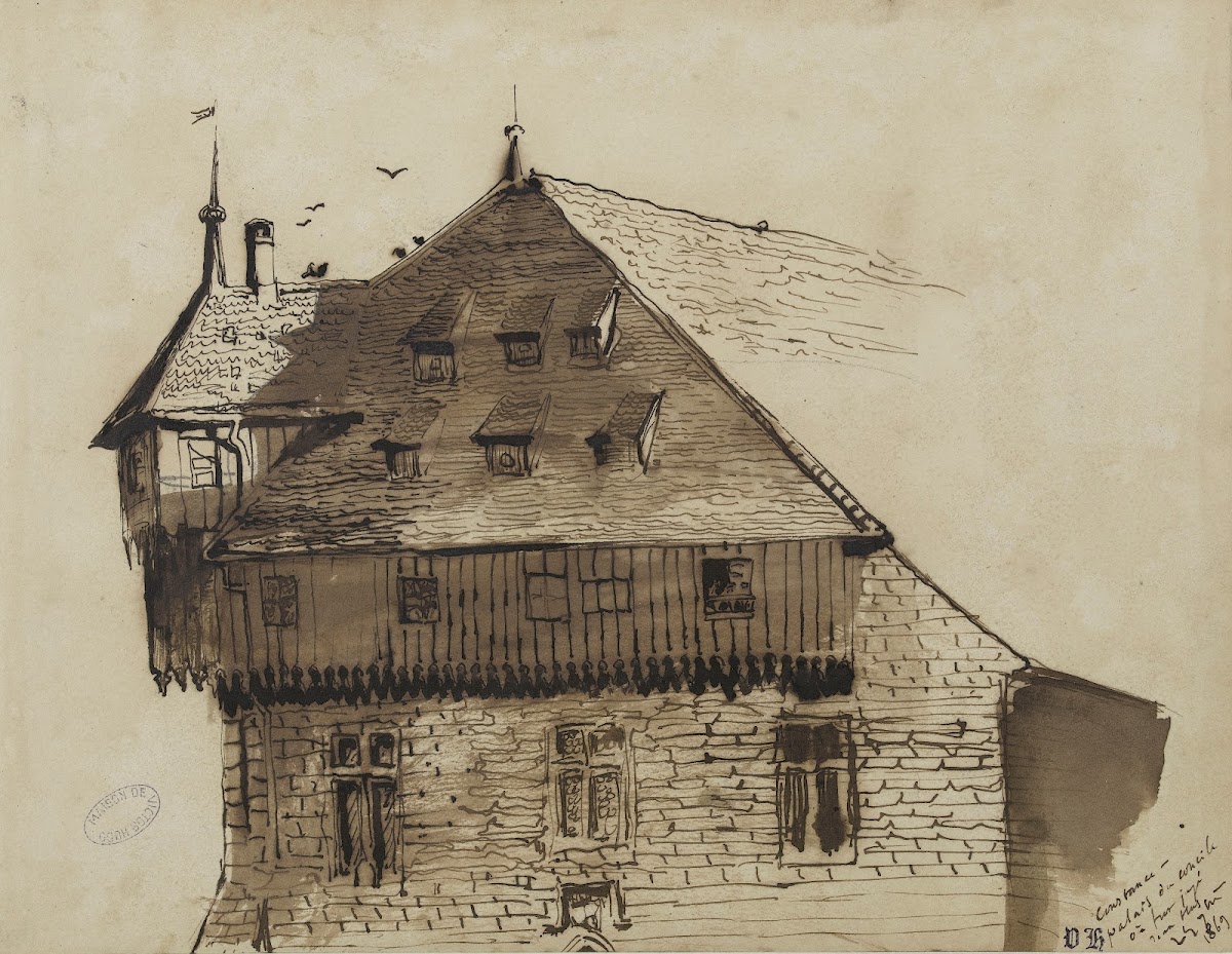 Constance Palais du concile où fut jugé Jean Hus 1869