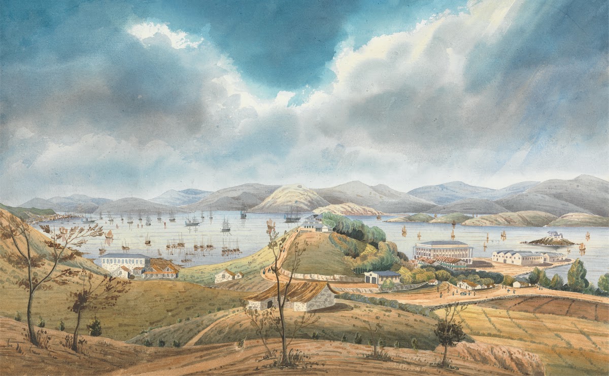 Hong Kong Harbor 1843