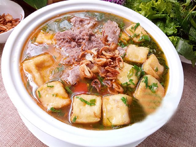 Canh Riêu Cua Đậu Hũ