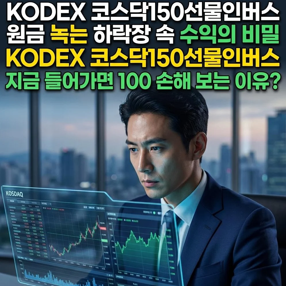 KODEX 코스닥150선물인버스, '이것' 모르면 하락장에서 수익은커녕 원금만 녹아납니다