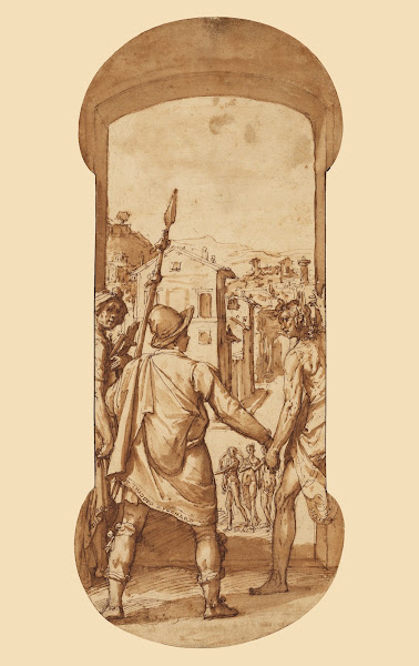 Taddeo Returns to Rome Escorted by Drawing and Spirit toward the Three Graces 15