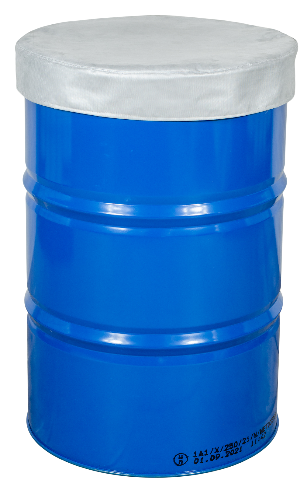 Isolatiedeksel voor 200L vat – zilver (hoge temperatuur)
