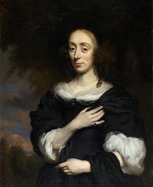 Portrait of a Woman Wearing a Black Dress ca 1668  1670