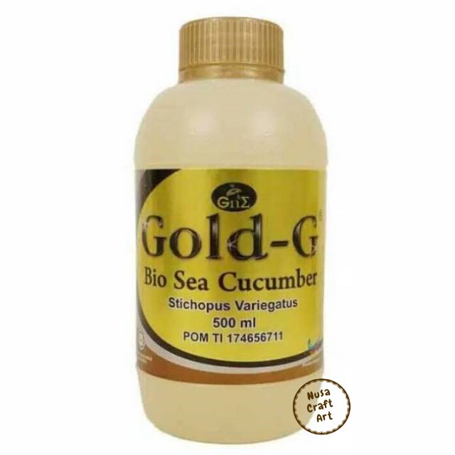 Gold-G Bio Sea Cucumber Jelly Gamat Herbal Health Stamina Supplement 500ml