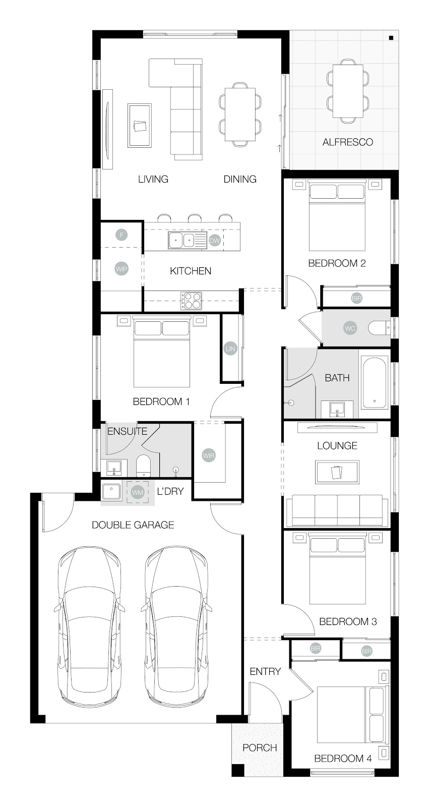 House and Land Investment Property in Flagstone, QLD (4.01% Yield) | Aus Investment Properties - Floor Plan 1