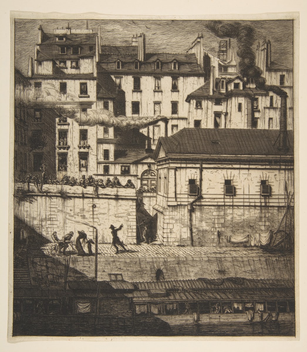 The Mortuary Paris La Morgue 1854