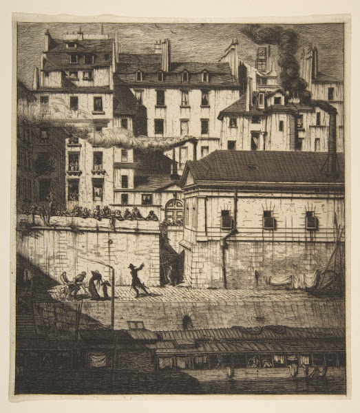 The Mortuary Paris La Morgue 1854