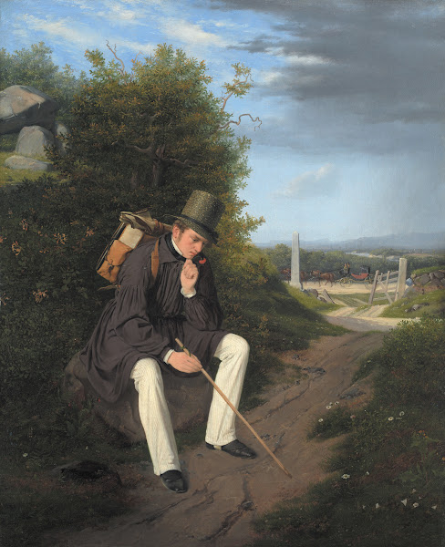 An Artist Resting by the Roadside 1832