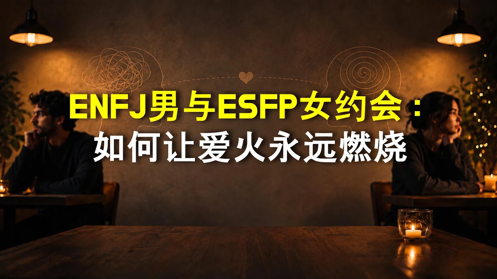 ENFJ男与ESFP女约会：如何让爱火永远燃烧