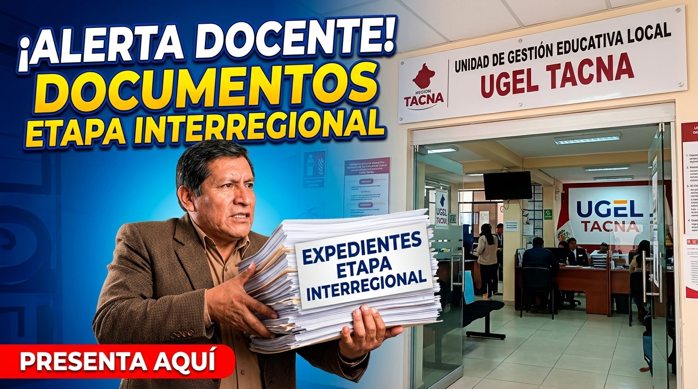 Publicación de Plazas - Etapa Interregional 2026