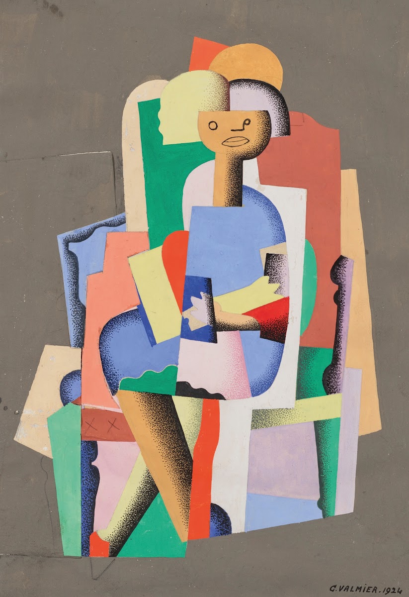Jeune fille assise 1924
