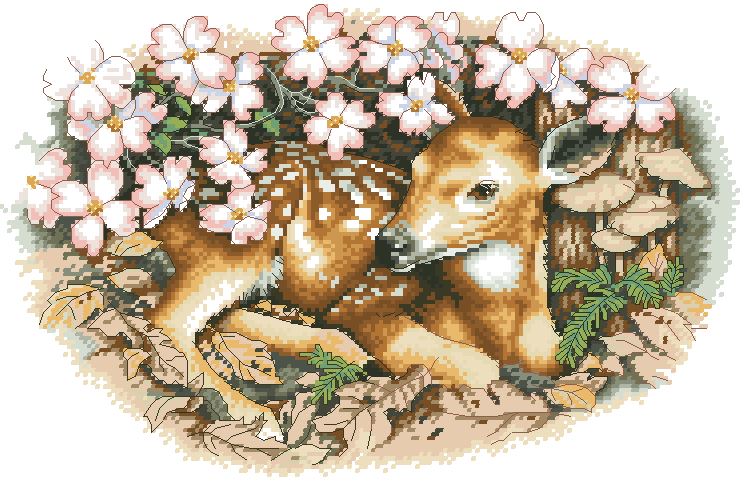 DIM35243 Favn And Blossoms