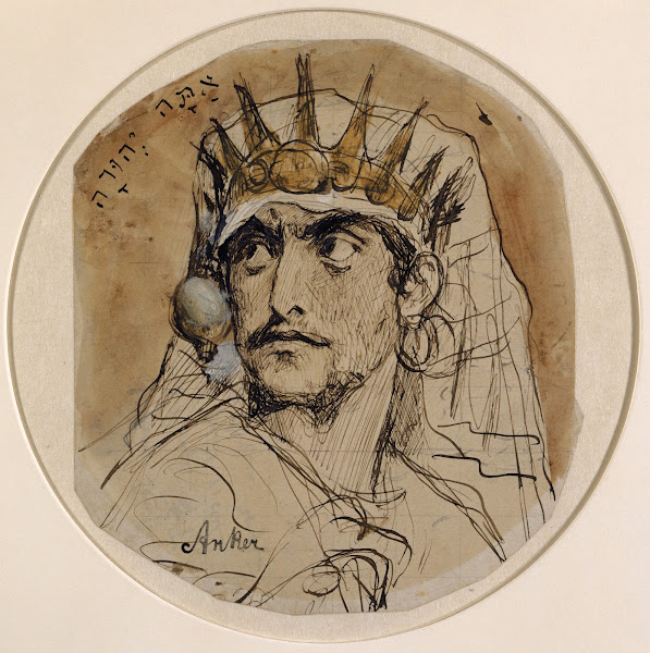 Kopf eines jüdischen Königs David 1872