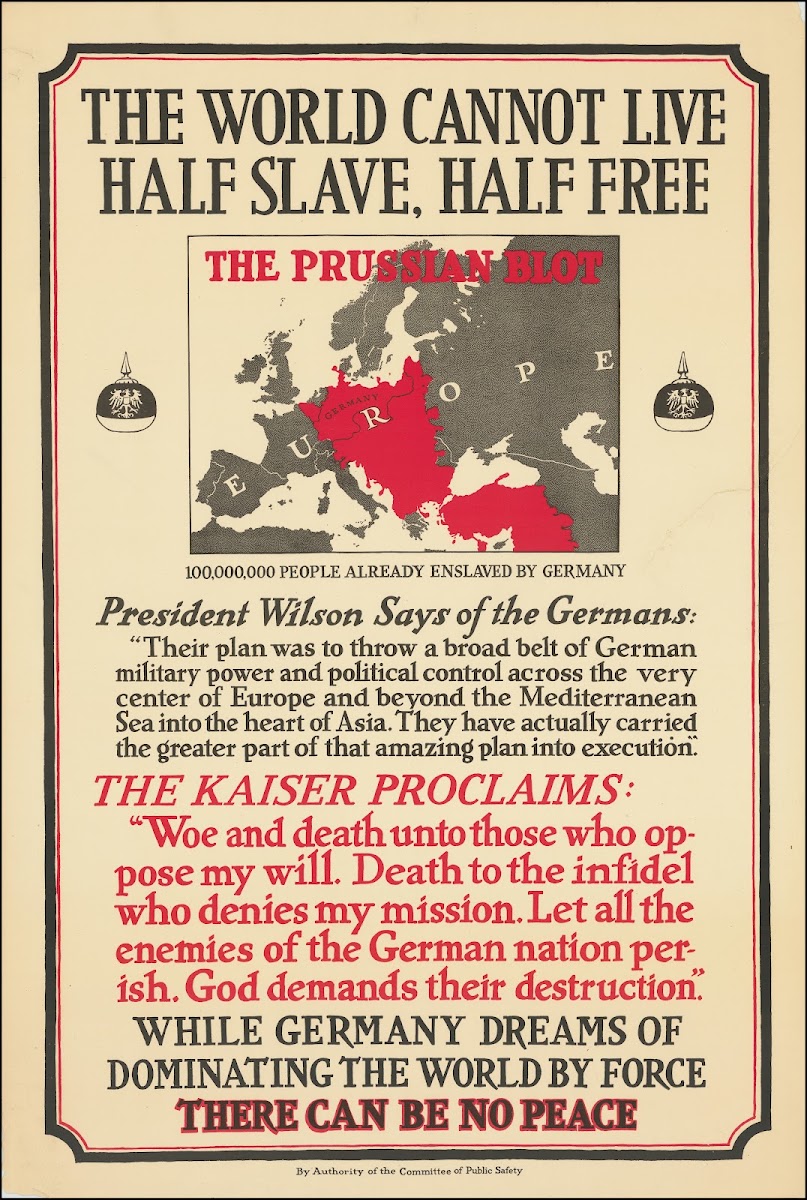The World Cannot Live Half Slave Half Free 1917