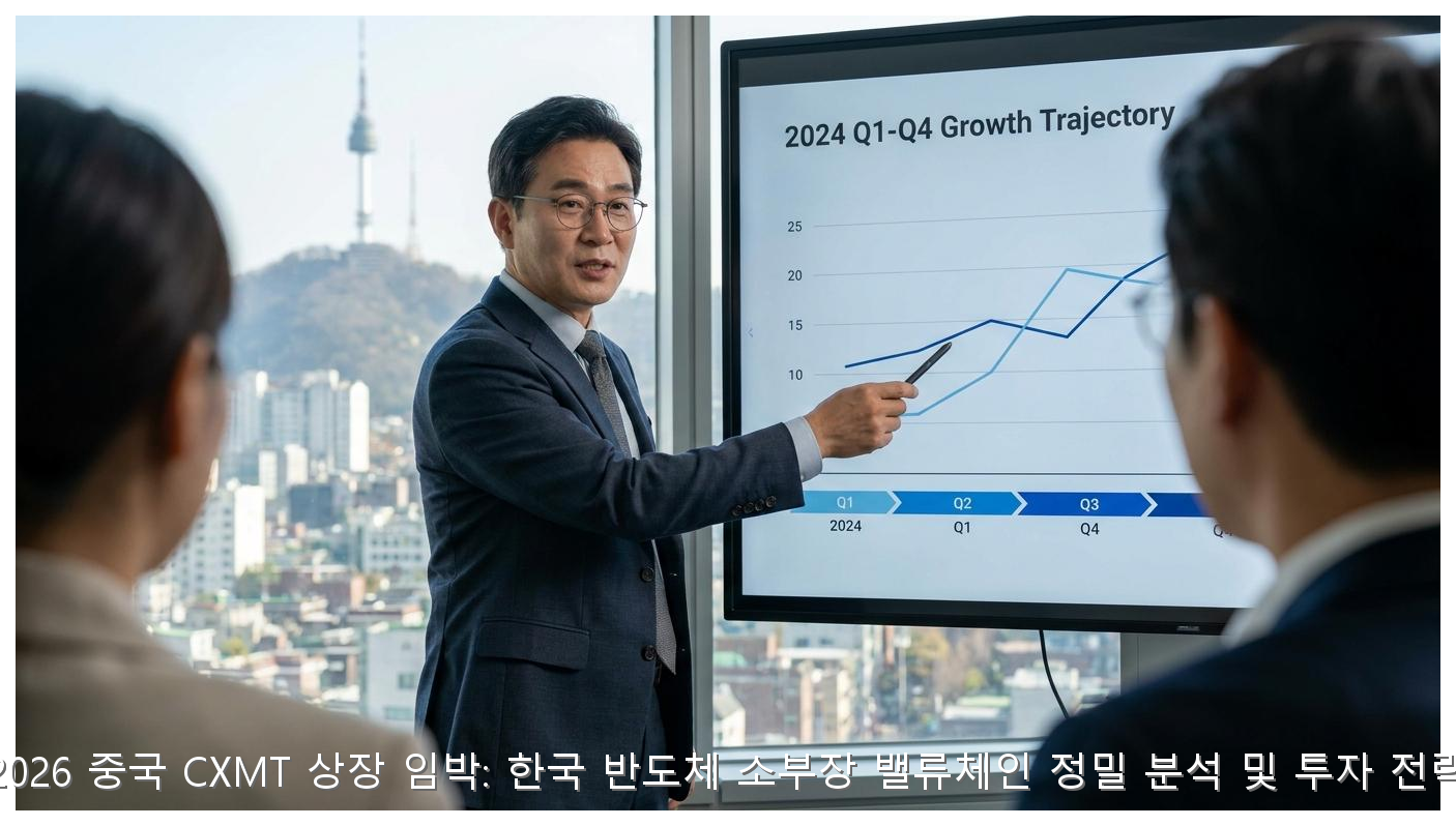 2026 중국 CXMT 상장 임박: 한국 반도체 소부장 밸류체인 정밀 분석 및 투자 전략 핵심 안내 및 분석 인포그래픽 (7)