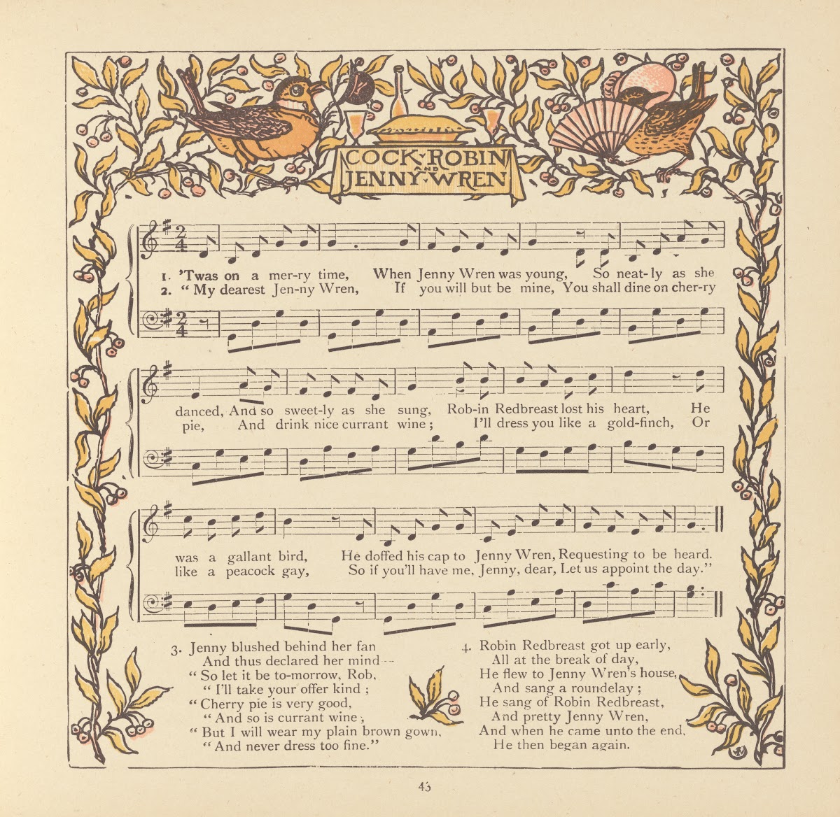 Cock Robin Jenny Wren 1876
