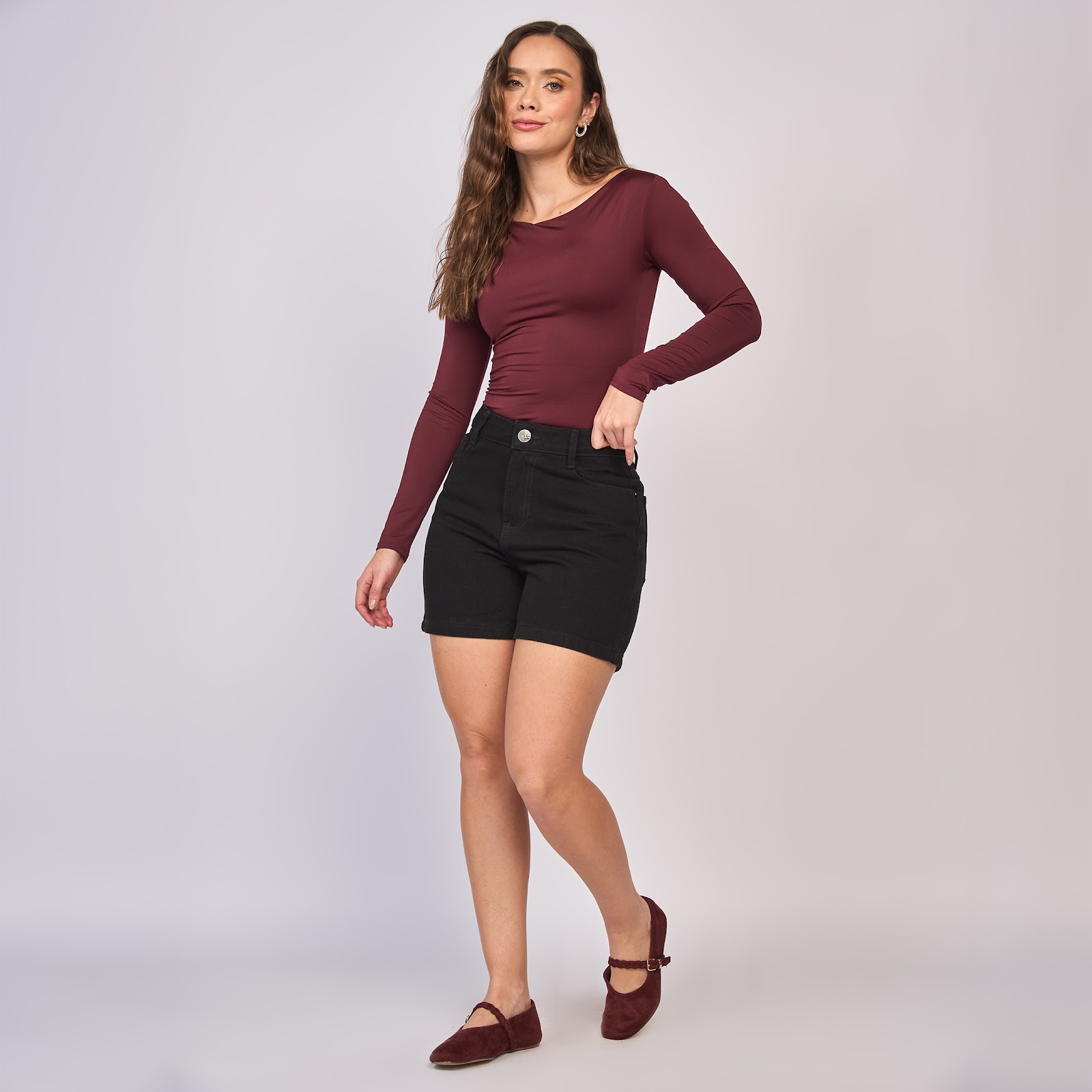 Short dama licrado