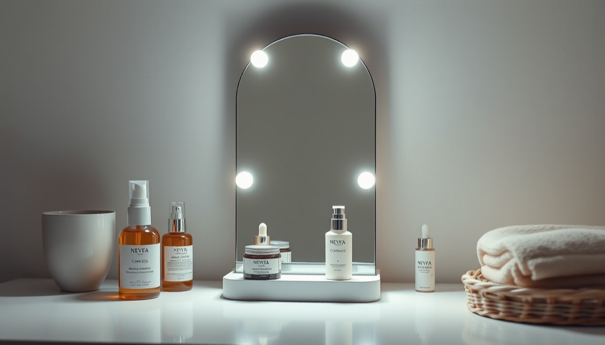 Mini Neveras Portátiles Vintage para Cosméticos y Skincare - 4L a 10L, Espejo LED y 12V Coche