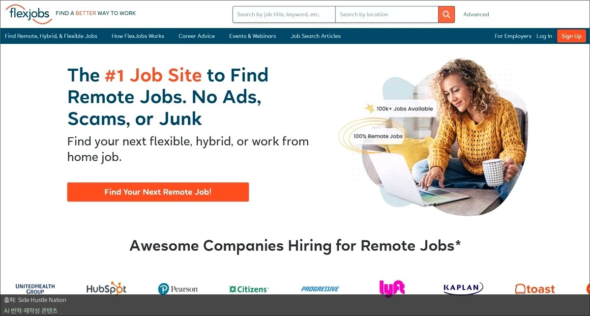 재택근무 구직 중 사기 걱정된다면? FlexJobs 활용법