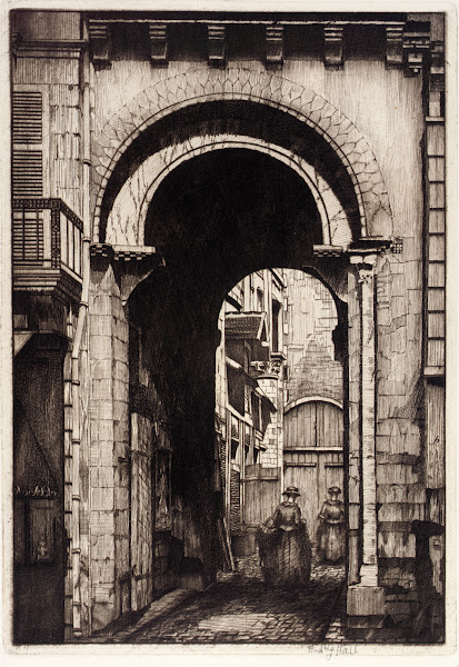 Ancient Doorway Nevers ca 1921