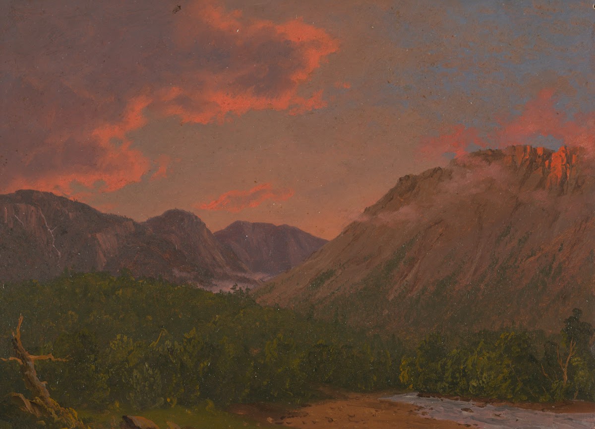 Mountain Landscape at Sunset 1865