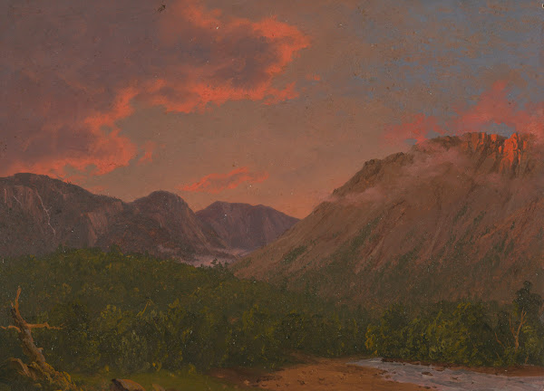 Mountain Landscape at Sunset 1865