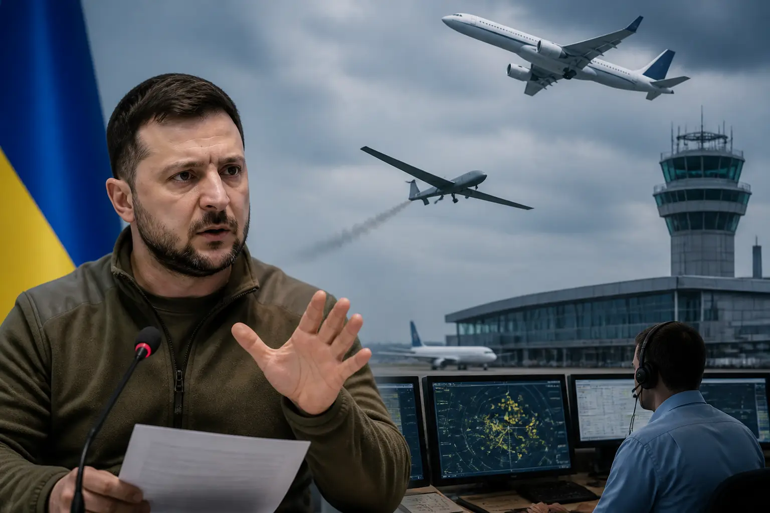 Editorial image for Ukraine warns airlines against Russian airspace amid intensified drone operations