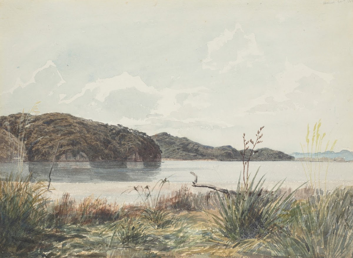 West Wanganui looking North East 1862