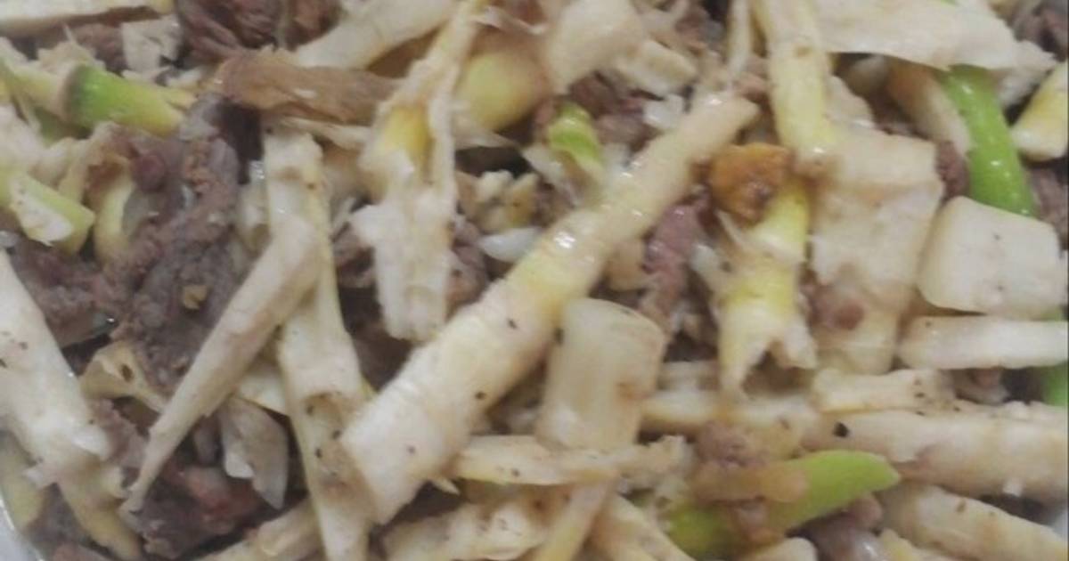 Măng trúc xào bò