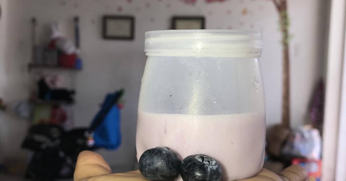 Sữa chua việt quất - phiên bản nhà làm