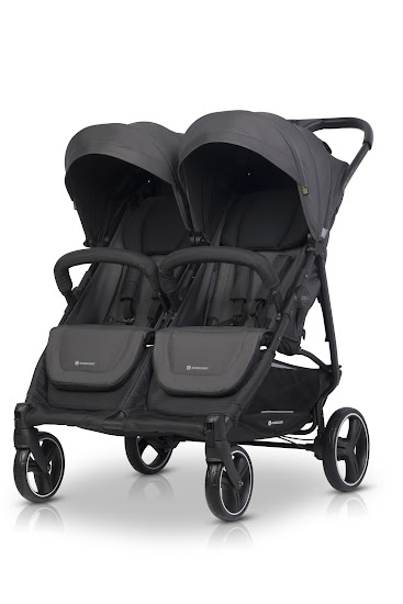 Stroller for twins Euro-Cart Doblo 2024 Iron