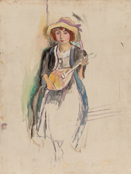 Fille à la mandoline 1912