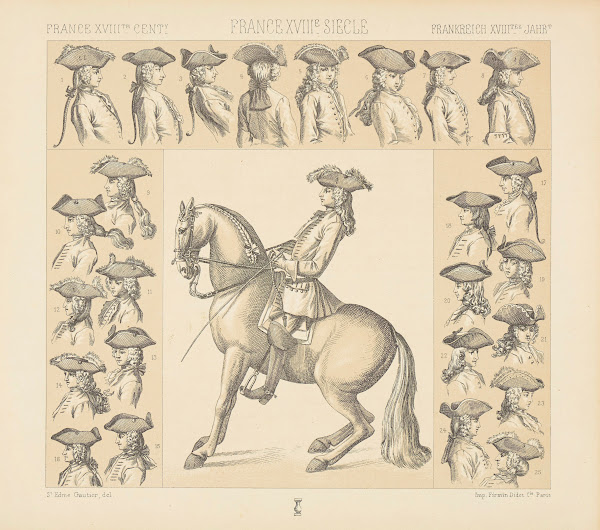 Chapeaux et perruques  le cheval de main 1876 1888