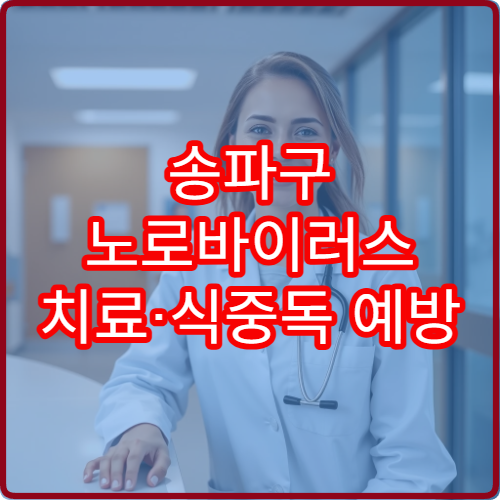 송파구 노로바이러스 치료·식중독 예방 진료 가능한 병원
