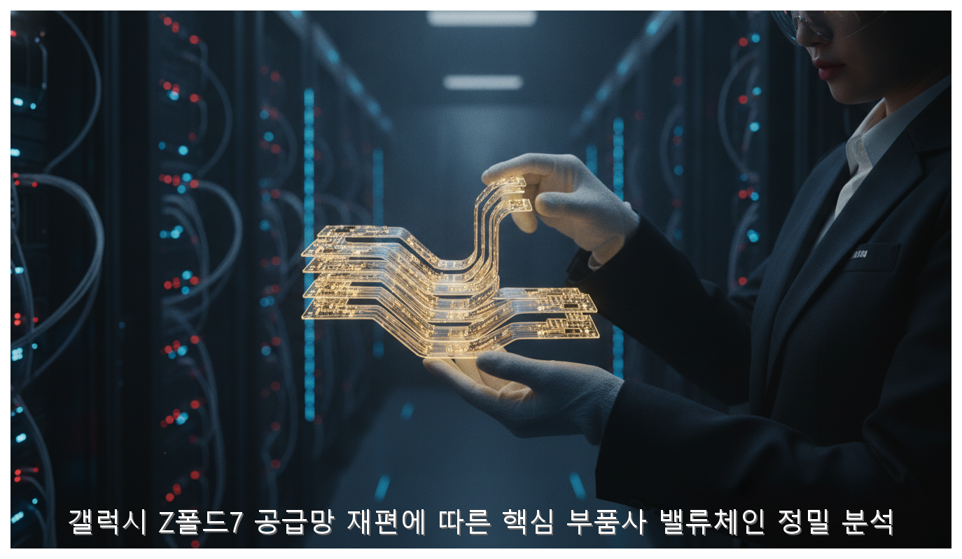 갤럭시 Z폴드7 공급망 재편에 따른 핵심 부품사 밸류체인 정밀 분석 핵심 안내 및 분석 인포그래픽 (6)