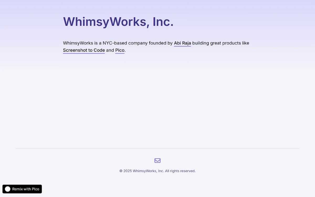 Captura de WhimsyWorks