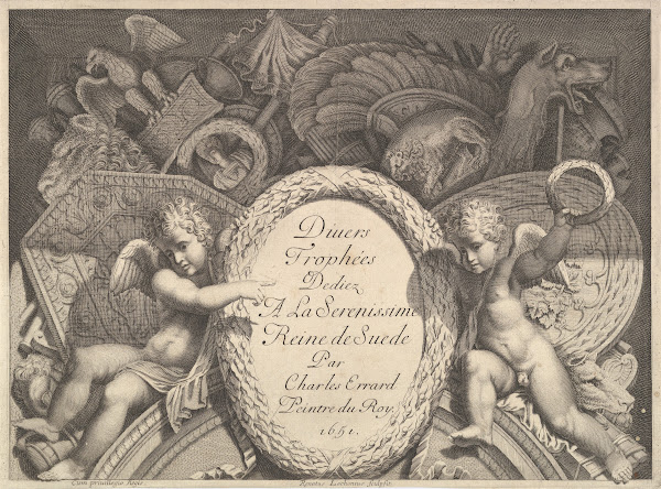 Divers Trophées Weapon Trophies after the Façade of Palazzo Milesi in Rome Pl1 1