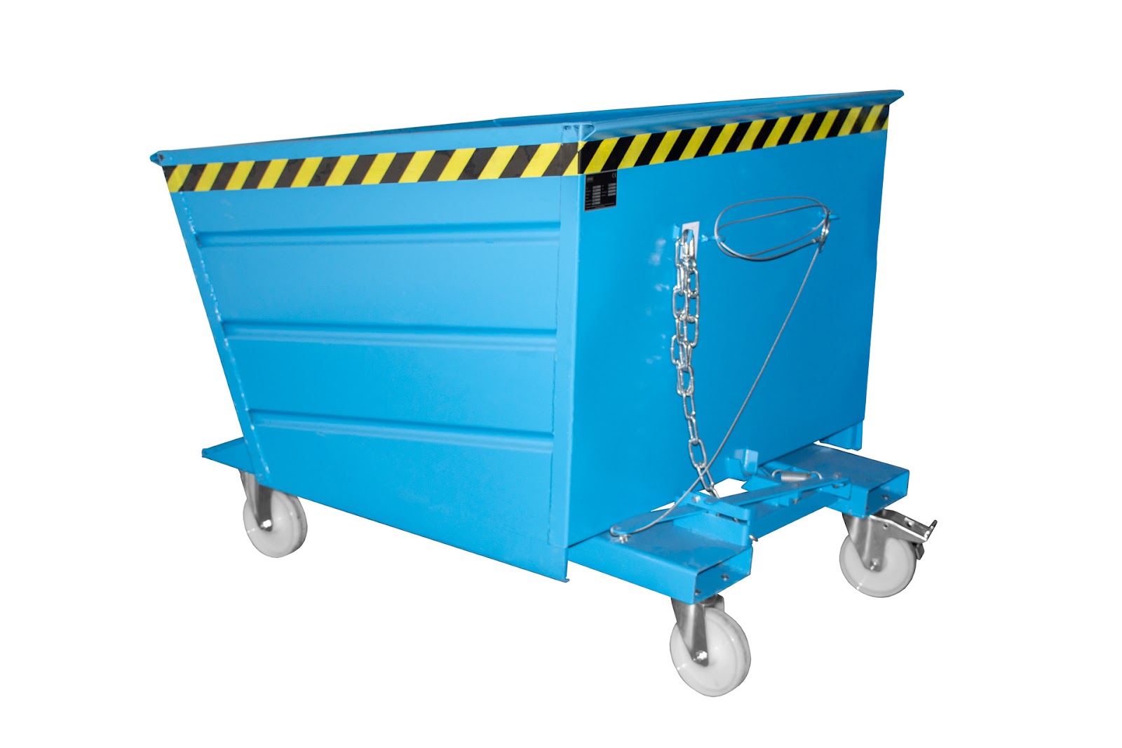 Kiepcontainer VD 1000, gelakt, Lichtblauw
