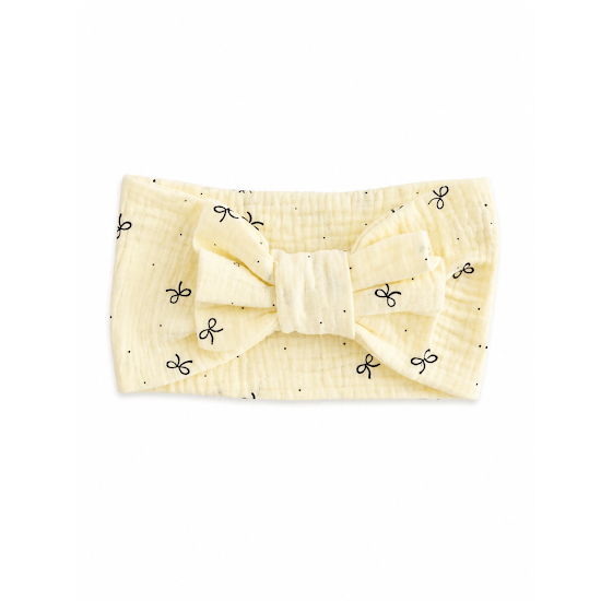 Rockabilly headband for girls Twins muslin multicolor