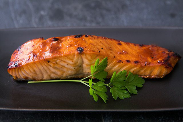 Cá Hồi Nướng Sốt Hoisin