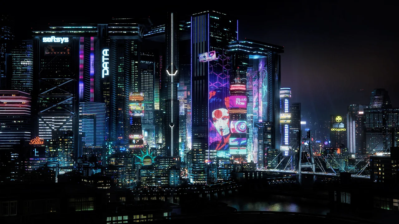 Cityscape, Night, Lights, City, City Lights 4K Desktop Wallpaper