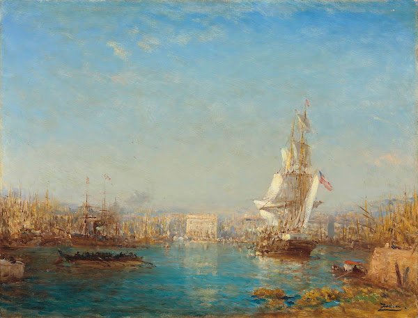 The entrance to the canal Marseille