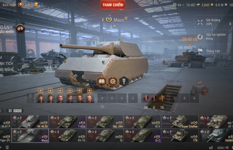 Acc World of Tanks PC 3 tank X Maus, IS-7, T-62A; 5 tank pre...