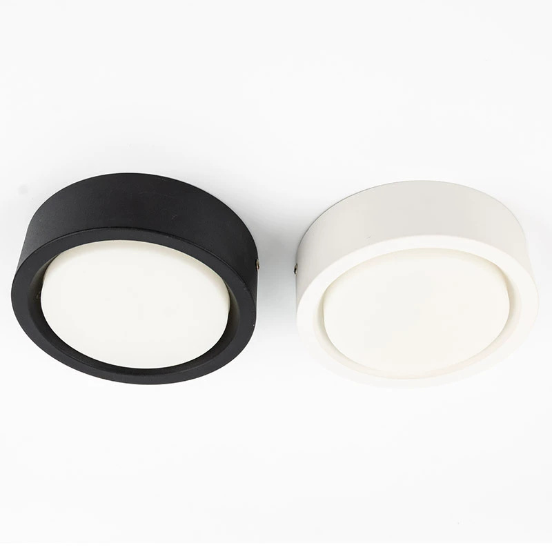 Ultra-flat LED surface-mounted light, aluminum