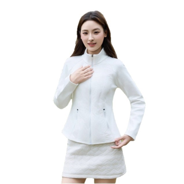 Lightweight Women's Down Jacket with Stand-Up Collar