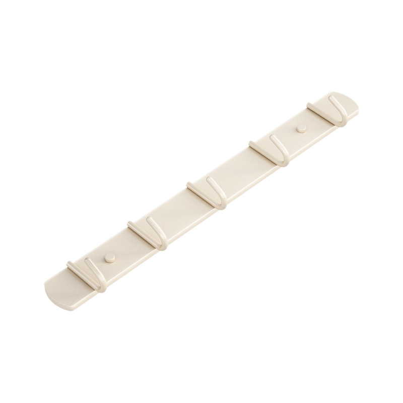 Stainless steel kitchen holder with multiple hooks